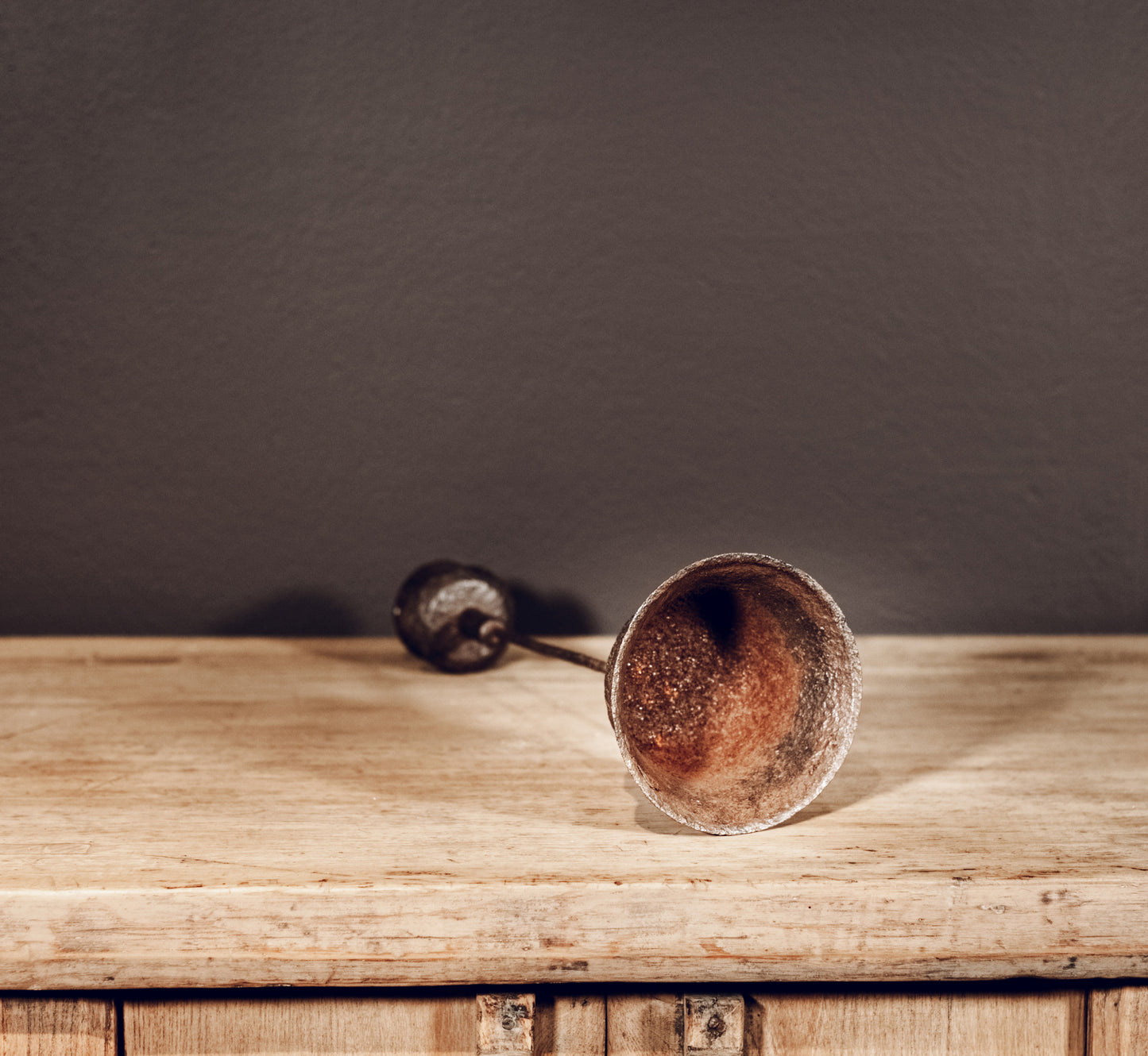Cast iron candlestick