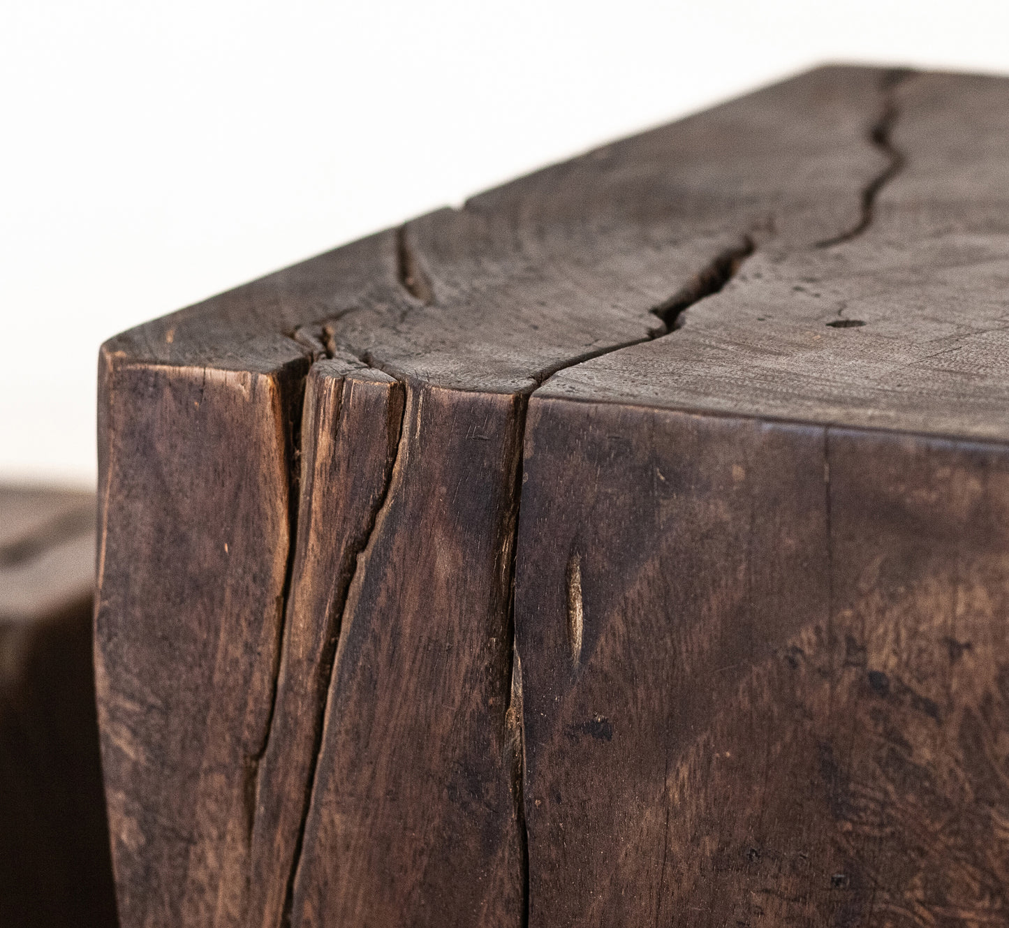 Collection of Three Sculptural Solid Wood Tables, Mexico, Contemporary