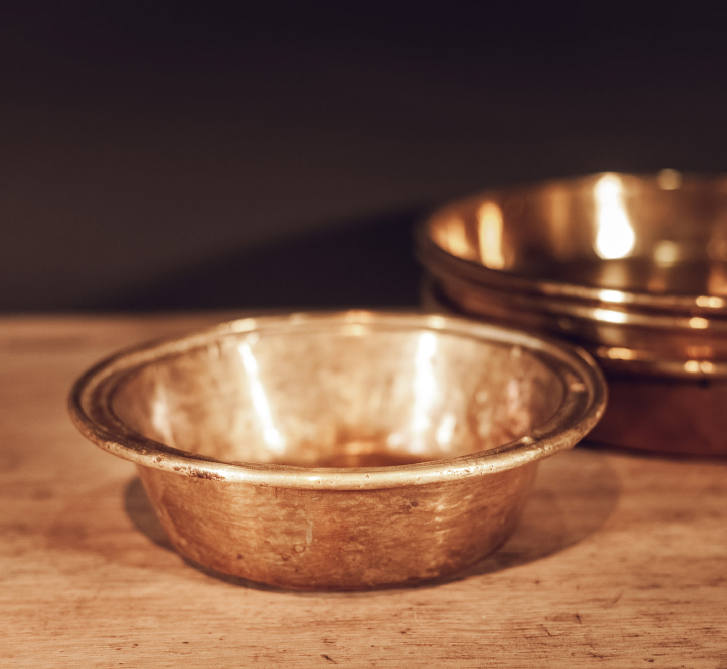 Brass scale bowl, 19th century