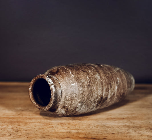 Brown glazed song vase