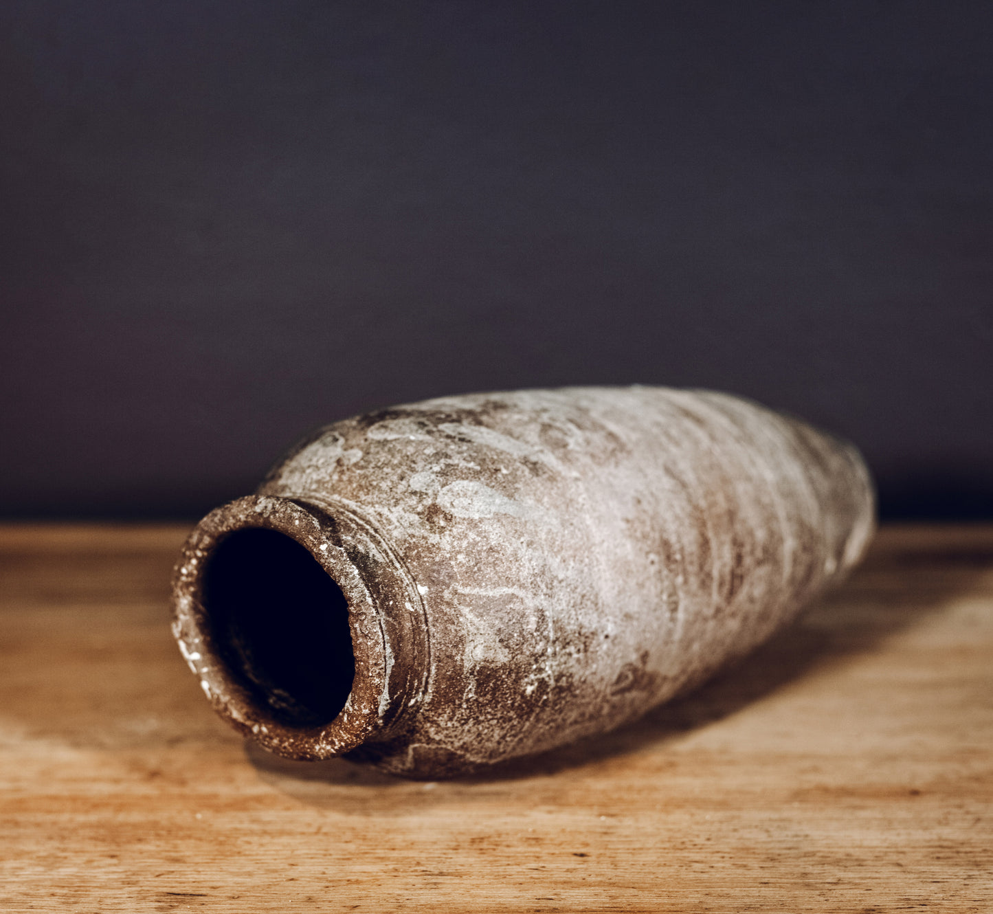 Brown glazed song vase