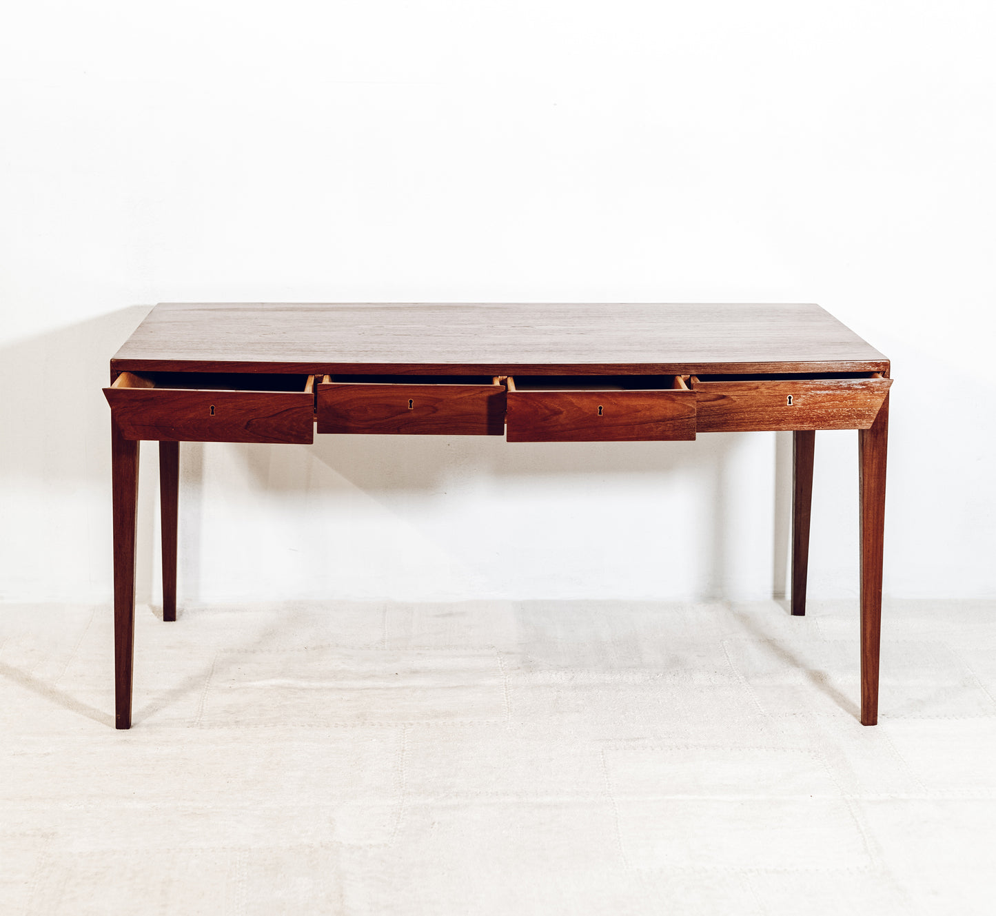 1960 Teak Desk by Severin Hansen, Hadley Mobels