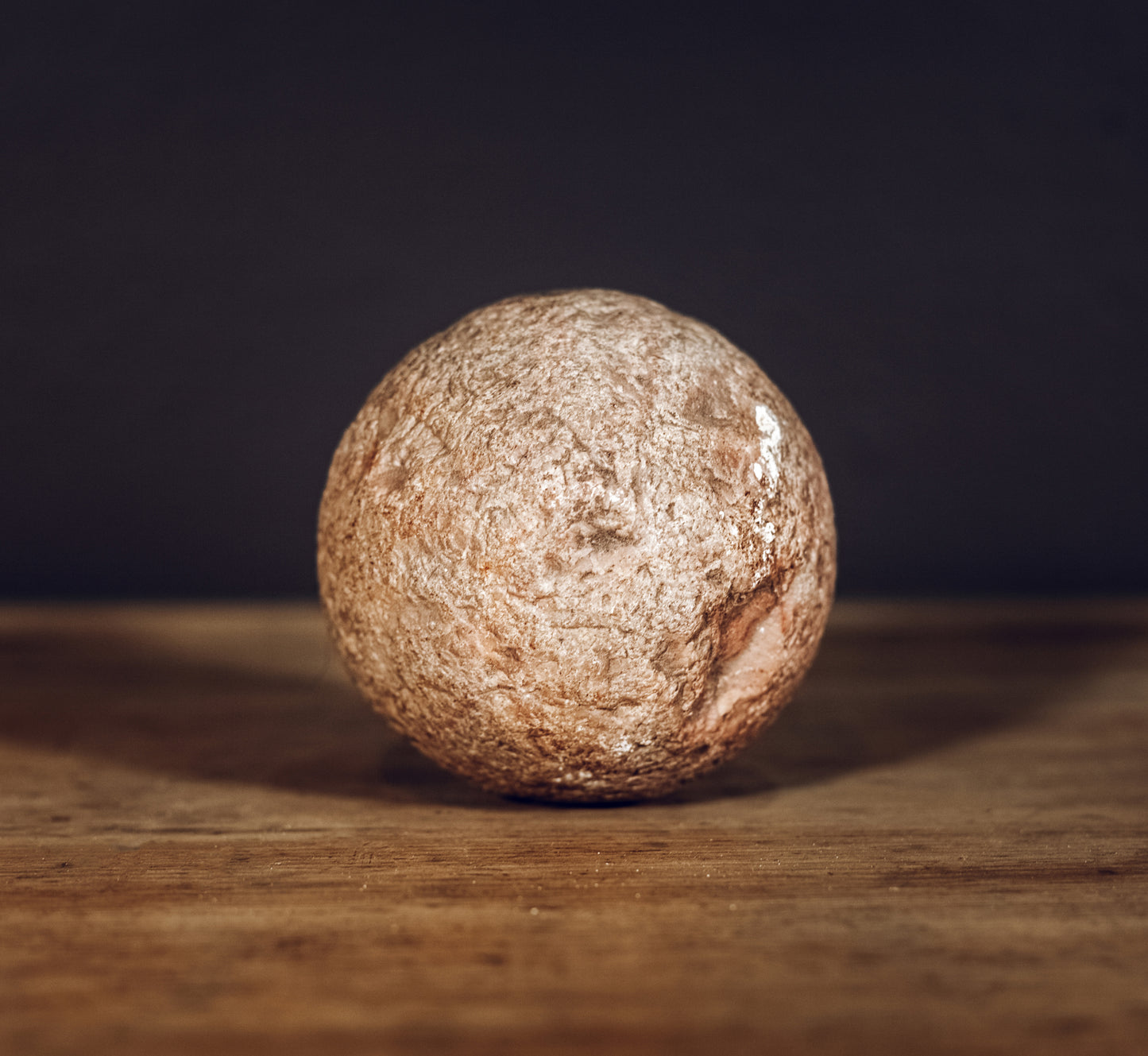 Decorative natural stone ball