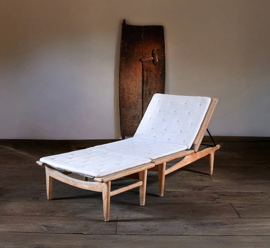 Hans Wegner Oak Daybed for Getama, 1960s & African Door