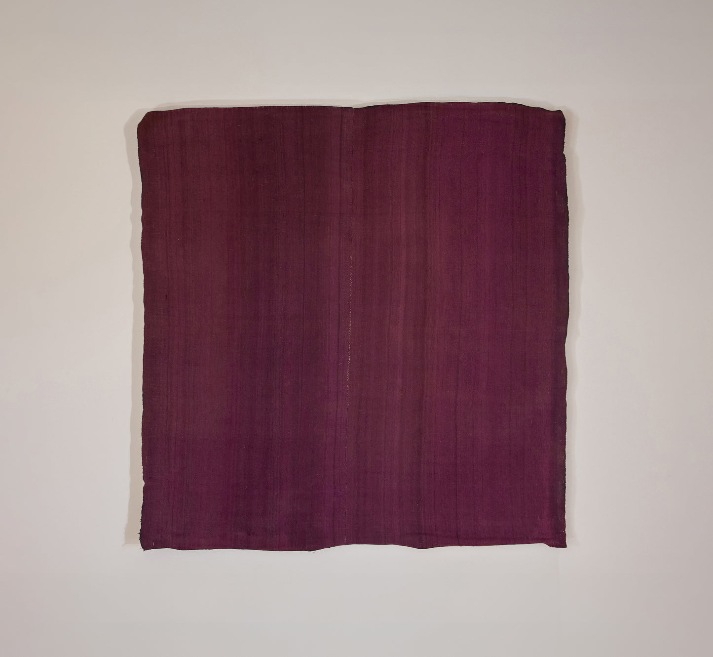19th Century Aymara Cochineal-Dyed Alpaca Mantle from Puno, Peru