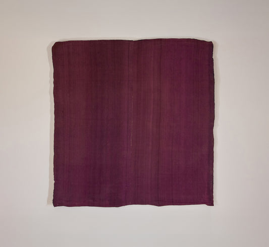 19th Century Aymara Cochineal-Dyed Alpaca Mantle from Puno, Peru