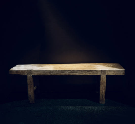 French oak console table, 18th century