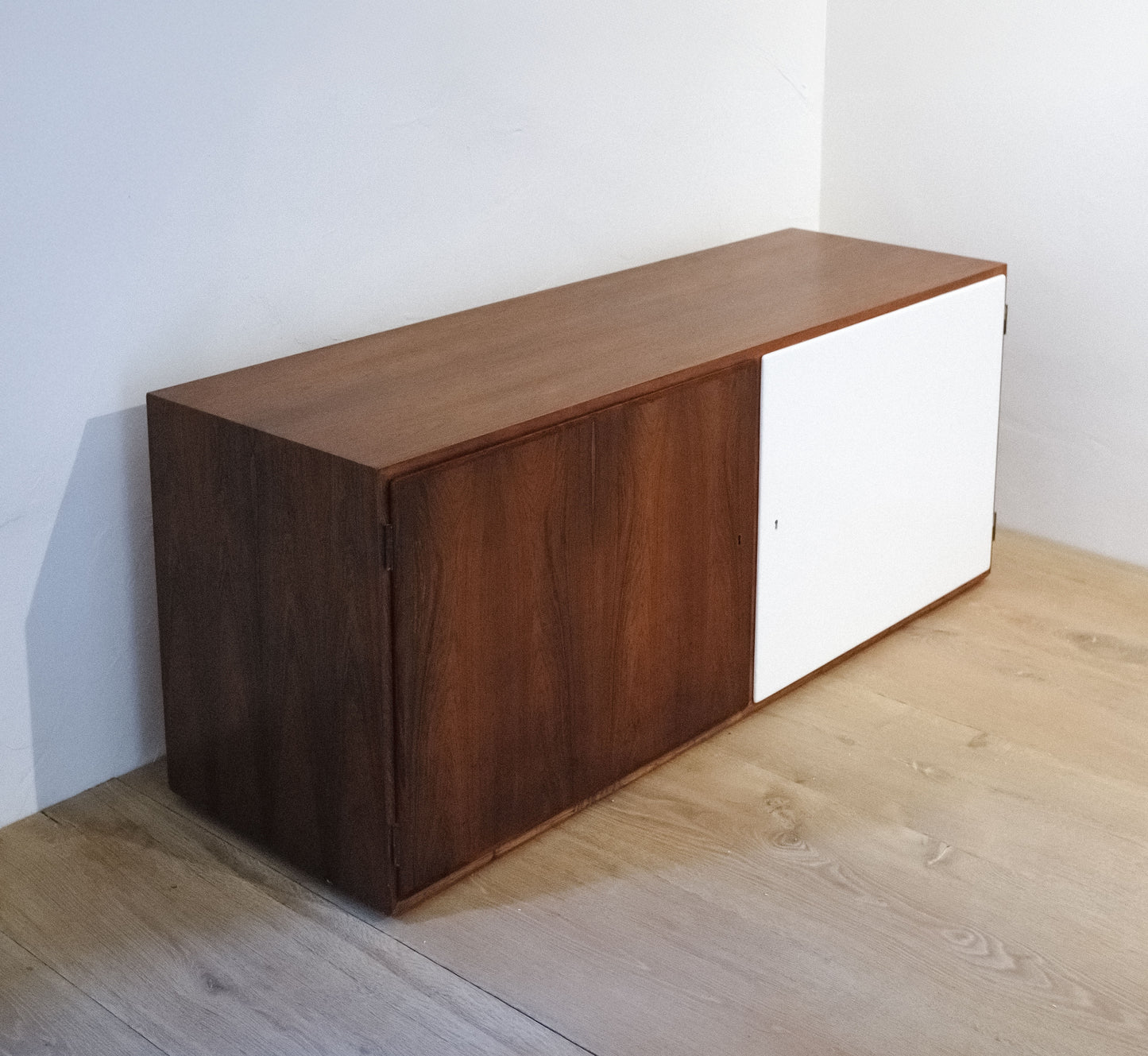 Aage Hundevad Hanging Wall Cabinet, Denmark, 1955