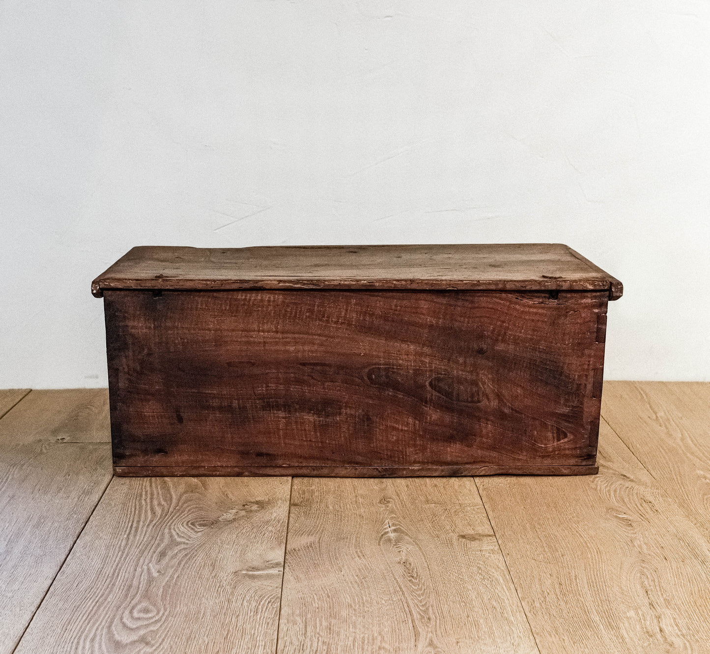 19th Century Portuguese Baule Chest in Solid Wood